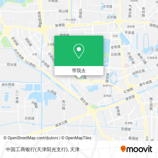 中国工商银行(天津阳光支行)地图