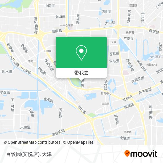 百饺园(宾悦店)地图