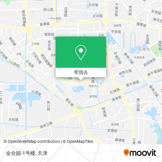 金合园-1号楼地图