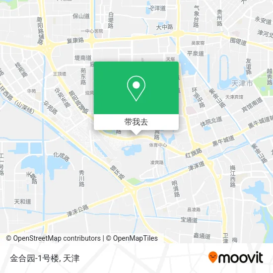 金合园-1号楼地图