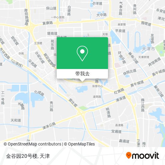 金谷园20号楼地图