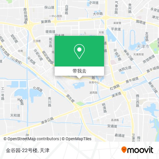 金谷园-22号楼地图