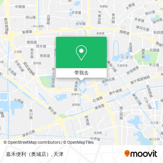 嘉禾便利（奥城店）地图