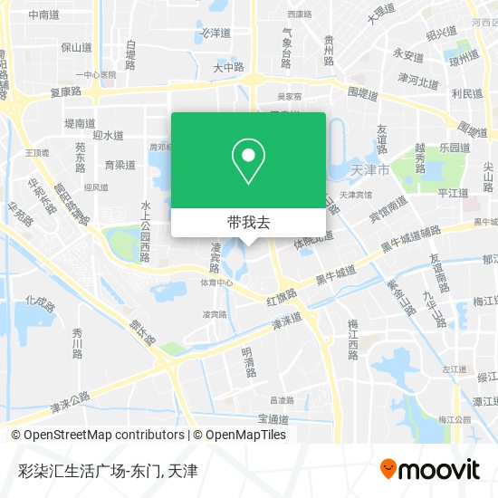 彩柒汇生活广场-东门地图