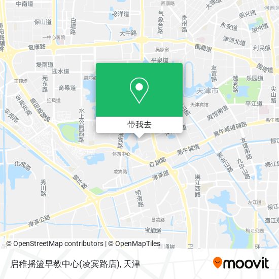 启稚摇篮早教中心(凌宾路店)地图