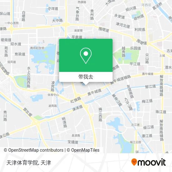 天津体育学院地图