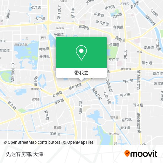 先达客房部地图