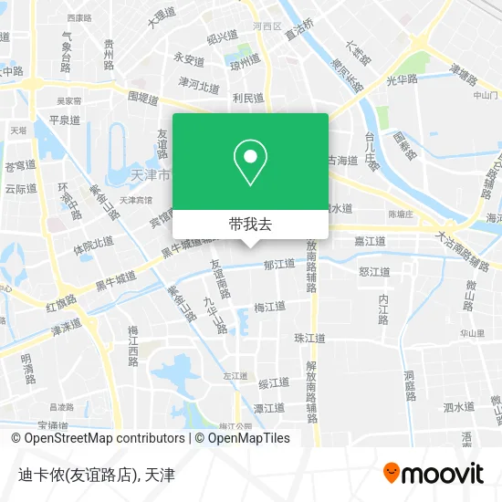 迪卡侬(友谊路店)地图