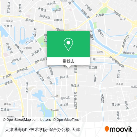 天津渤海职业技术学院-综合办公楼地图