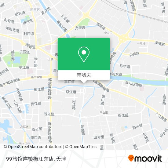 99旅馆连锁梅江东店地图