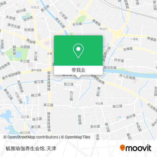 毓雅瑜伽养生会馆地图
