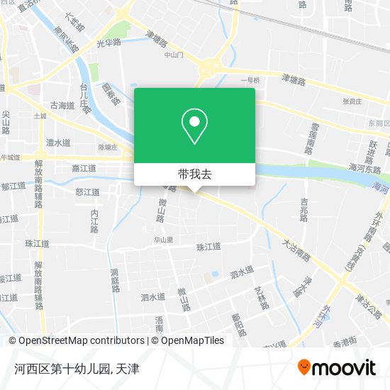 河西区第十幼儿园地图