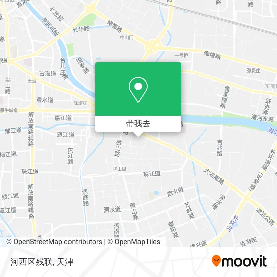 河西区残联地图