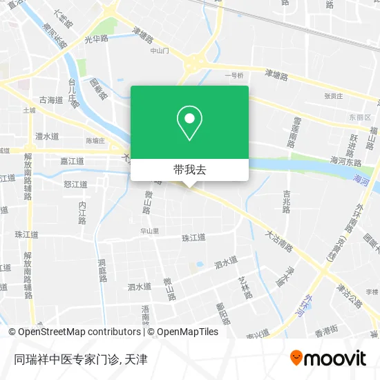 同瑞祥中医专家门诊地图