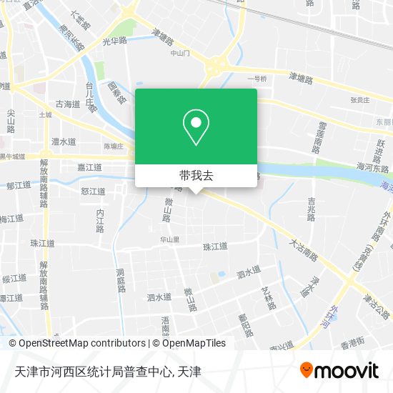 天津市河西区统计局普查中心地图