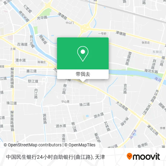 中国民生银行24小时自助银行(曲江路)地图
