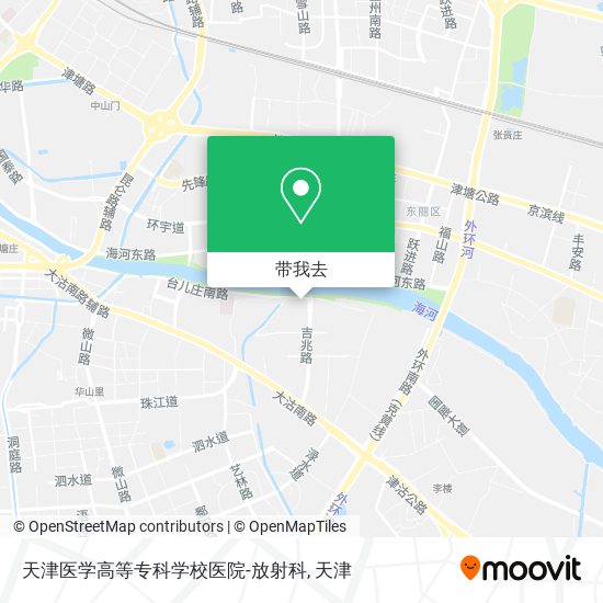 天津医学高等专科学校医院-放射科地图