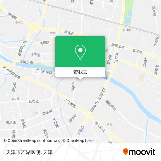 天津市环湖医院地图