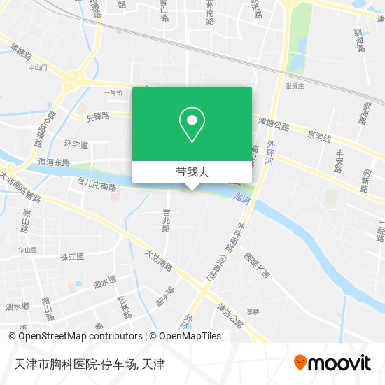 天津市胸科医院-停车场地图