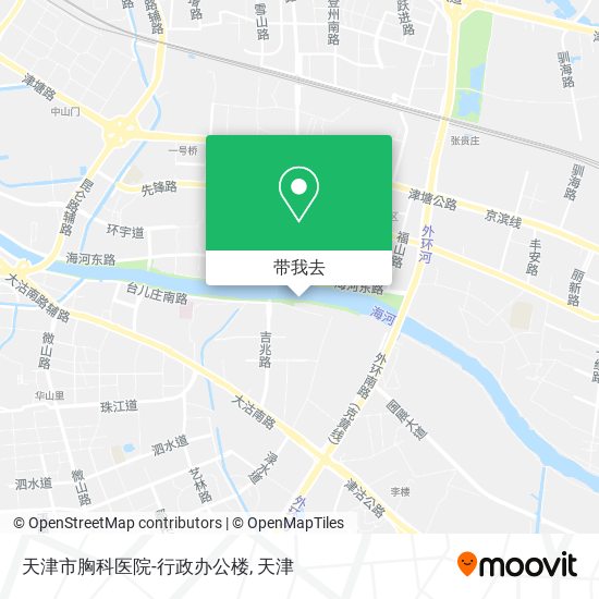 天津市胸科医院-行政办公楼地图