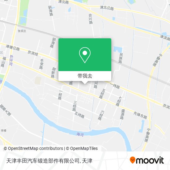 天津丰田汽车锻造部件有限公司地图