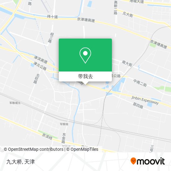 九大桥地图