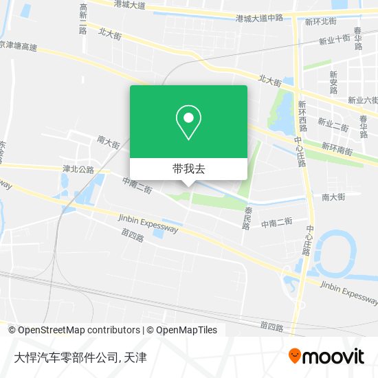 大悍汽车零部件公司地图