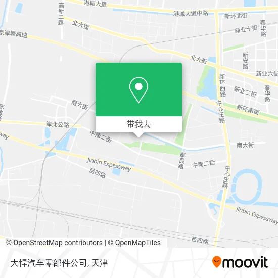 大悍汽车零部件公司地图