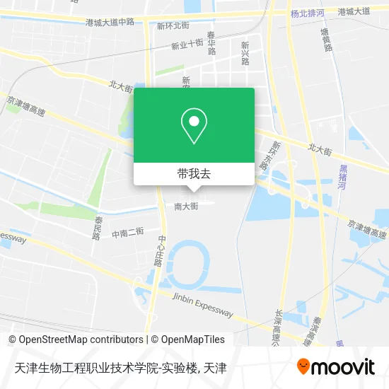 天津生物工程职业技术学院-实验楼地图