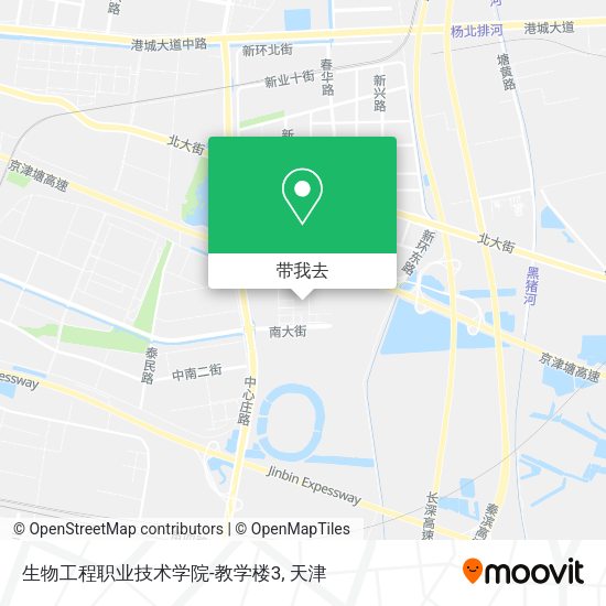 生物工程职业技术学院-教学楼3地图