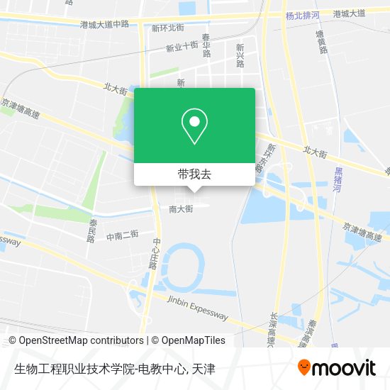 生物工程职业技术学院-电教中心地图