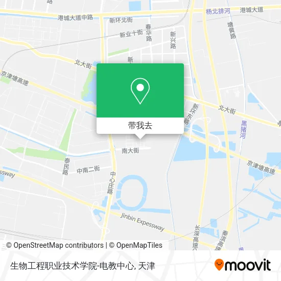 生物工程职业技术学院-电教中心地图
