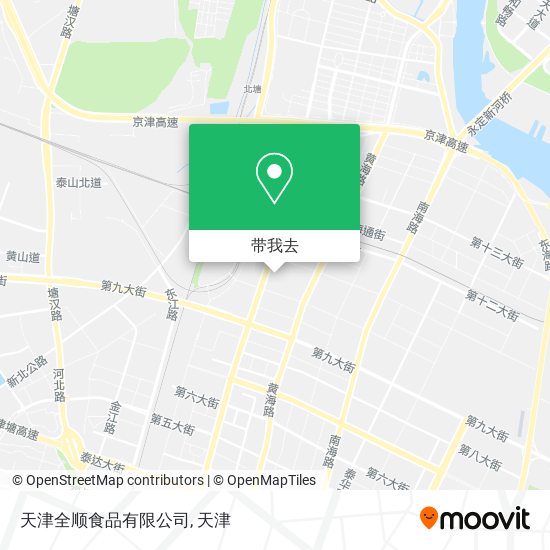 天津全顺食品有限公司地图