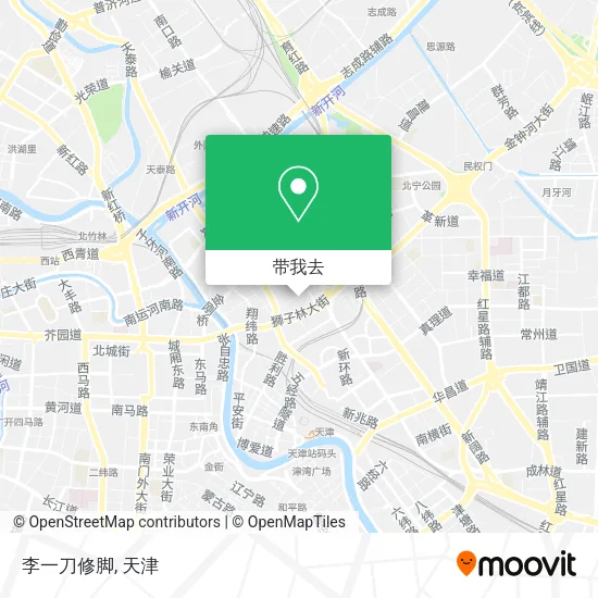 李一刀修脚地图