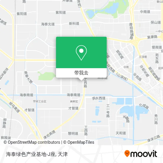 海泰绿色产业基地-J座地图
