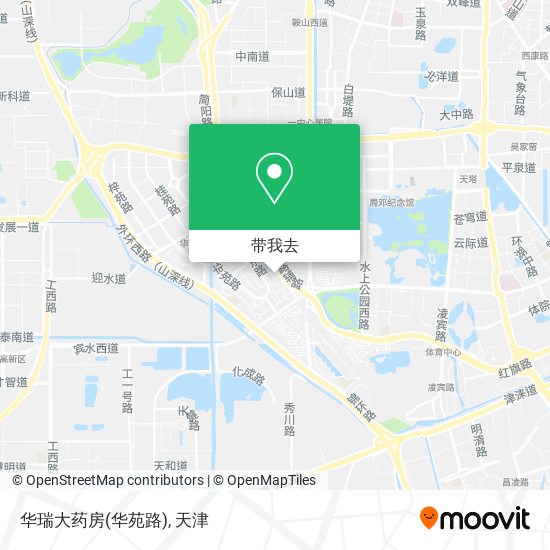 华瑞大药房(华苑路)地图
