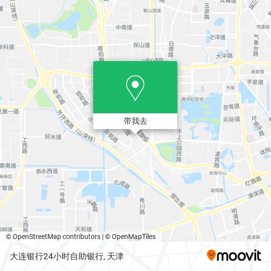 大连银行24小时自助银行地图
