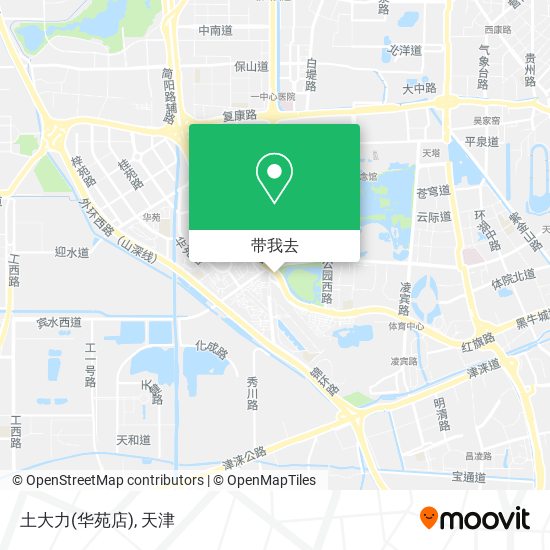 土大力(华苑店)地图