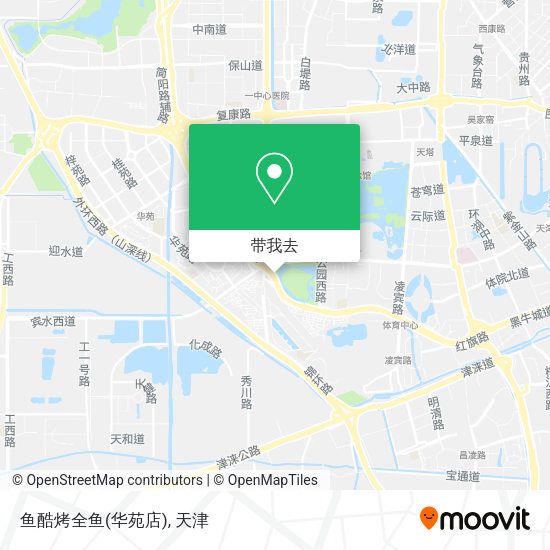 鱼酷烤全鱼(华苑店)地图