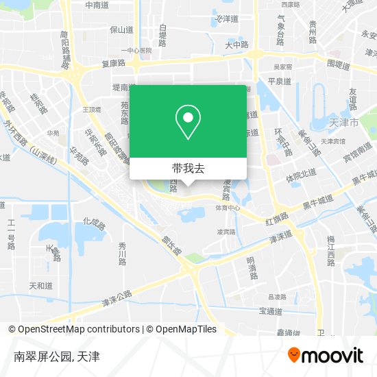 南翠屏公园地图