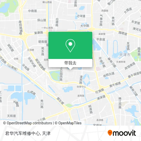 君华汽车维修中心地图