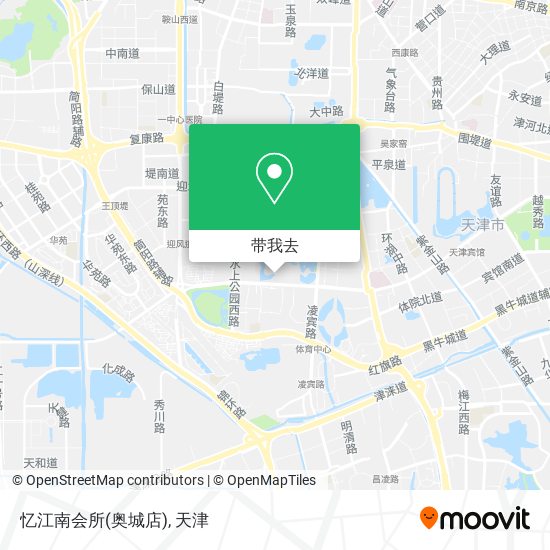 忆江南会所(奥城店)地图