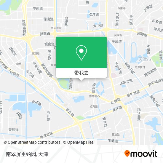 南翠屏垂钓园地图