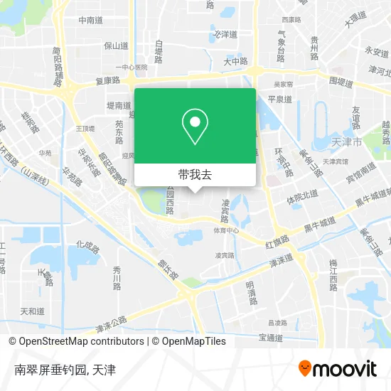 南翠屏垂钓园地图