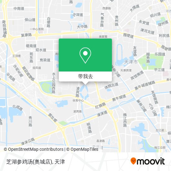 芝湖参鸡汤(奥城店)地图