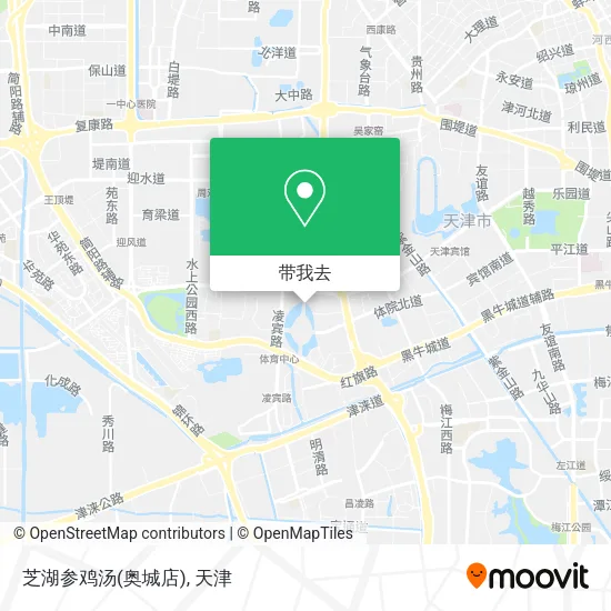 芝湖参鸡汤(奥城店)地图