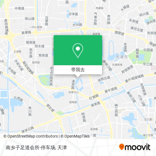 南乡子足道会所-停车场地图