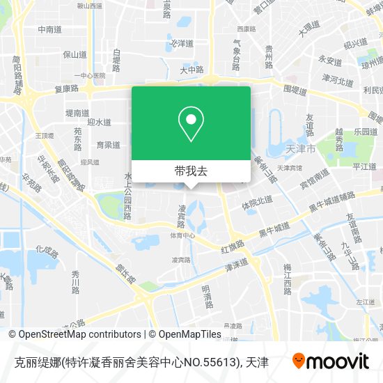 克丽缇娜(特许凝香丽舍美容中心NO.55613)地图