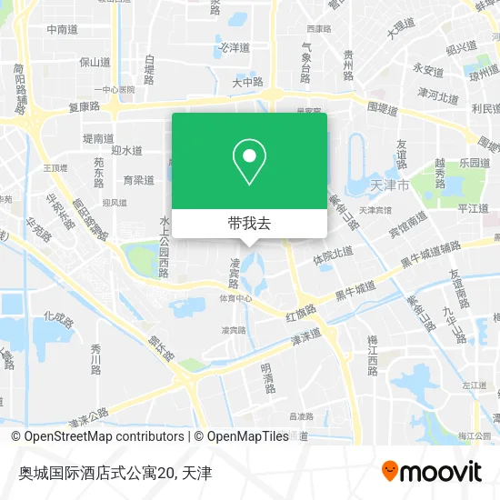 奥城国际酒店式公寓20地图