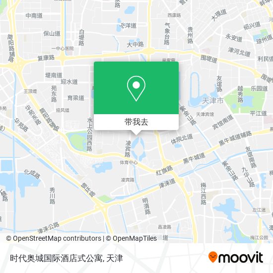 时代奥城国际酒店式公寓地图